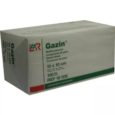 GAZIN Gaza comp. 10x10 cm nesterilna 16x op, 100 kosov GAZIN Gaza comp. 10x10 cm nesterilna 16x op, 100 kosov