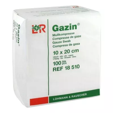 GAZIN Gaza comp. 10x20 cm nesterilna 12x op, 100 kosov GAZIN Gaza comp. 10x20 cm nesterilna 12x op, 100 kosov