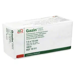 GAZIN Gaza comp. 7,5x7,5 cm nesterilna 12x RK, 100 kosov