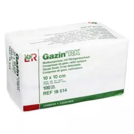 GAZIN Gaza 10x10 cm nesterilna 12x RK, 100 kosov