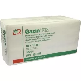 GAZIN Gaza 10x10 cm nesterilna 16x RK, 100 kosov