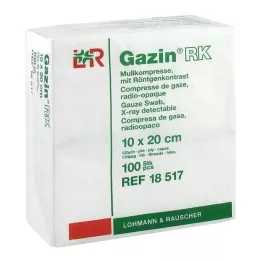 GAZIN Gaza 10x20 cm nesterilna 12x RK, 100 kosov