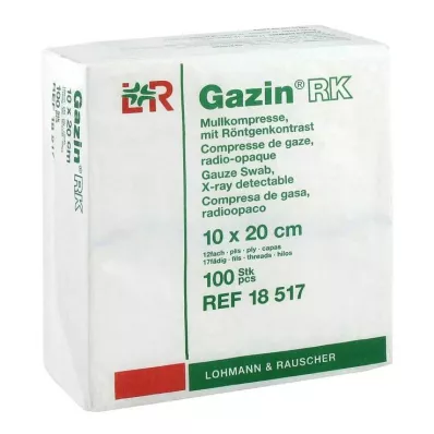 GAZIN Gaza 10x20 cm nesterilna 12x RK, 100 kosov