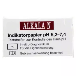 ALKALA N pH indikatorski papir, 1 kos