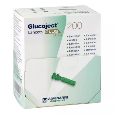 GLUCOJECT Lancete PLUS 33 G, 200 kosov GLUCOJECT Lancete PLUS 33 G, 200 kosov