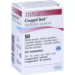 COAGUCHEK Lanceta Softclix, 50 kosov