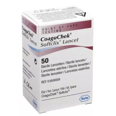 COAGUCHEK Lanceta Softclix, 50 kosov