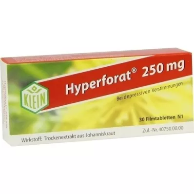 HYPERFORAT 250 mg filmsko obložene tablete, 30 kosov