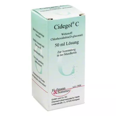 CIDEGOL C raztopina, 50 ml CIDEGOL C raztopina, 50 ml