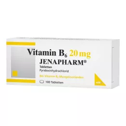 VITAMIN B6 20 mg tablete Jenapharm, 100 kosov