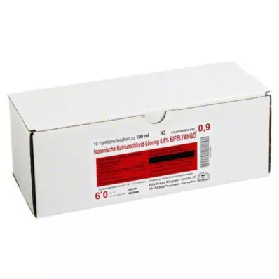 ISOTONISCHE 0,9-odstotna raztopina NaCl Eifelfango, 10X100 ml