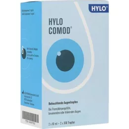 HYLO-COMOD Kapljice za oči, 2X10 ml