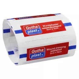 GOTHAPLAST Vodoodporni omet za rane 2x6 cm, 1 kos