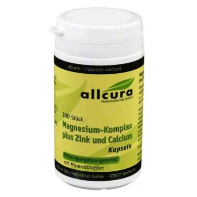 MAGNESIUM KOMPLEX m.Zink+Kalcij Kapsule, 100 kapsul MAGNESIUM KOMPLEX m.Zink+Kalcij Kapsule, 100 kapsul