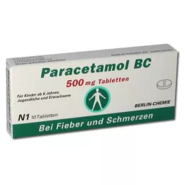 PARACETAMOL BC 500 mg tablete, 10 kosov