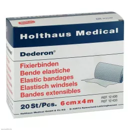 DEDERON Fiksacijski povoji 6 cmx4 m, 20 kosov