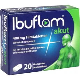 IBUFLAM akutne 400 mg filmsko obložene tablete, 20 kosov