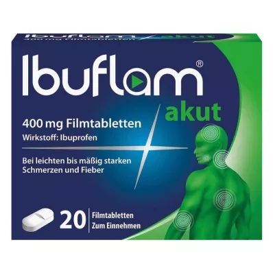IBUFLAM akutne 400 mg filmsko obložene tablete, 20 kosov IBUFLAM akutne 400 mg filmsko obložene tablete, 20 kosov
