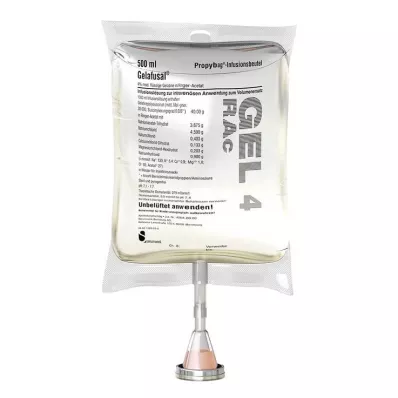 GELAFUSAL PP-Btl. infuzijske raztopine, 10X500 ml GELAFUSAL PP-Btl. infuzijske raztopine, 10X500 ml
