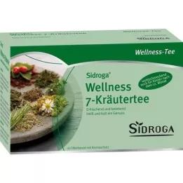 SIDROGA Filtrirna vrečka za zeliščni čaj Wellness 7, 20X2,0 g