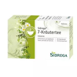 SIDROGA Filtrirna vrečka za zeliščni čaj Wellness 7, 20X2,0 g
