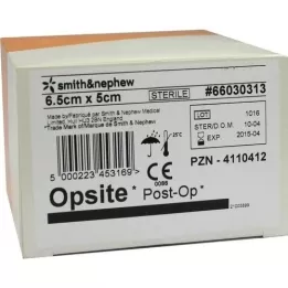 OPSITE Pošta-OP Povoj 5x6,5 cm, 6X5 kosov