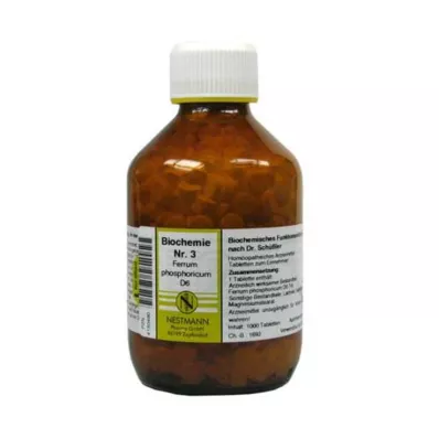 BIOCHEMIE 3 Ferrum phosphoricum D 6 tablet, 1000 kapsul