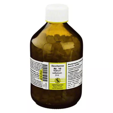 BIOCHEMIE 10 Natrium sulfuricum D 12 tablet, 1000 kosov