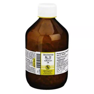 BIOCHEMIE 12 Calcium sulphuricum D 6 tablete, 1000 kapsul
