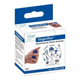 FINGERFLEX 2,5 cmx4,5 m modra brez lateksa, 1 kos