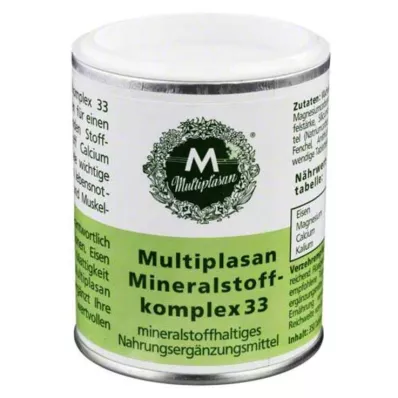 MULTIPLASAN Mineral Complex 33 tablet, 350 kapsul MULTIPLASAN Mineral Complex 33 tablet, 350 kapsul