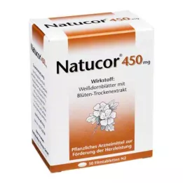 NATUCOR 450 mg filmsko obložene tablete, 50 kosov
