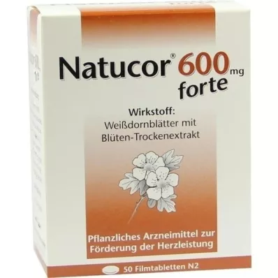 NATUCOR 600 mg forte filmsko obložene tablete, 50 kosov