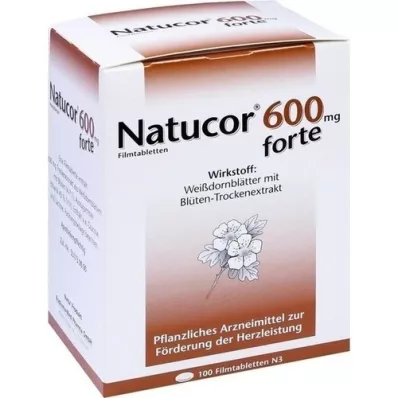 NATUCOR 600 mg forte filmsko obložene tablete, 100 kosov