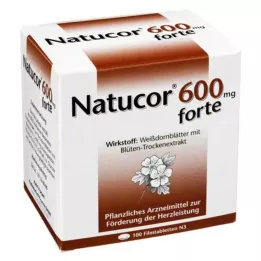 NATUCOR 600 mg forte filmsko obložene tablete, 100 kosov