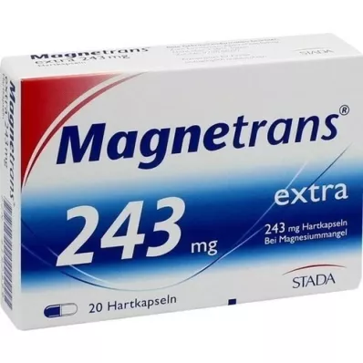 MAGNETRANS ekstra 243 mg trde kapsule, 20 kosov