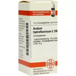 ACIDUM HYDROFLUORICUM C 200 kroglic, 10 g