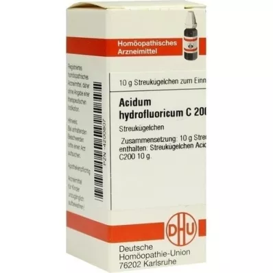 ACIDUM HYDROFLUORICUM C 200 kroglic, 10 g