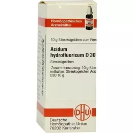 ACIDUM HYDROFLUORICUM D 30 kroglic, 10 g