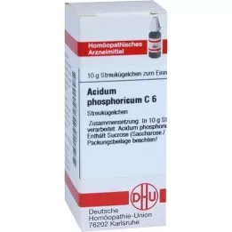 ACIDUM PHOSPHORICUM C 6 kroglic, 10 g