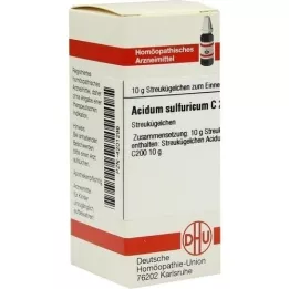 ACIDUM SULFURICUM C 200 kroglic, 10 g