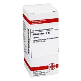 ALLIUM CEPA D 12 tablet, 80 kapsul