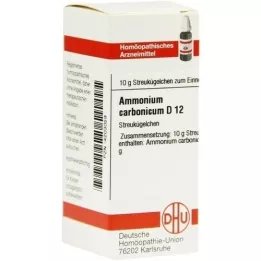 AMMONIUM CARBONICUM D 12 kroglic, 10 g