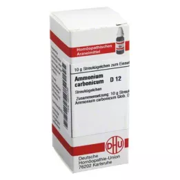 AMMONIUM CARBONICUM D 12 kroglic, 10 g