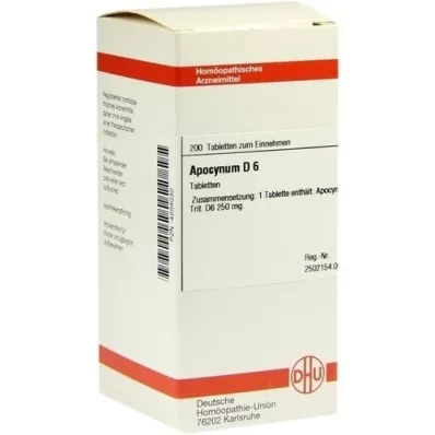 APOCYNUM D 6 tablete, 200 kapsul