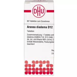 ARANEA DIADEMA D 12 tablet, 80 kapsul