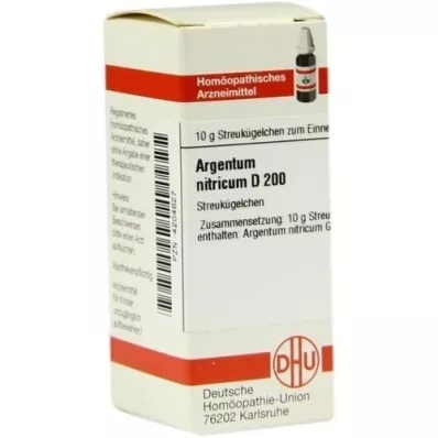 ARGENTUM NITRICUM D 200 kroglic, 10 g