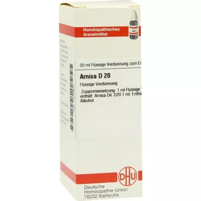 ARNICA D 20 razredčitev, 20 ml