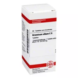 ARSENICUM ALBUM C 6 tablet, 80 kapsul