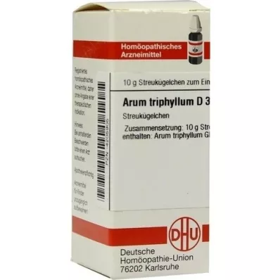 ARUM TRIPHYLLUM D 3 globule, 10 g